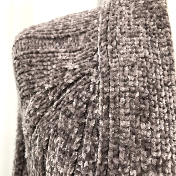 Fuzzy Grey Cardigan - Picture 3 of 3